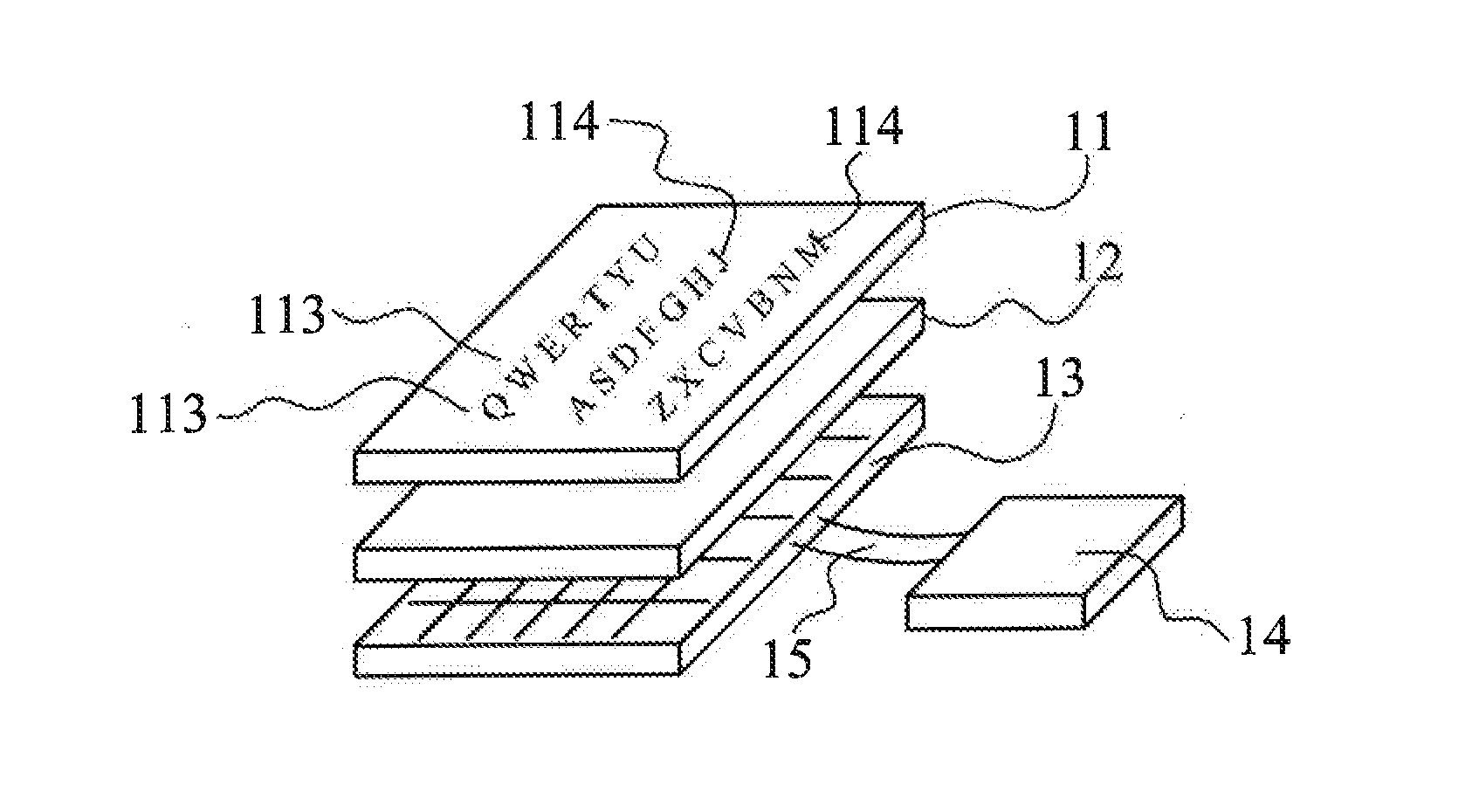 Capacitive touch keyboard