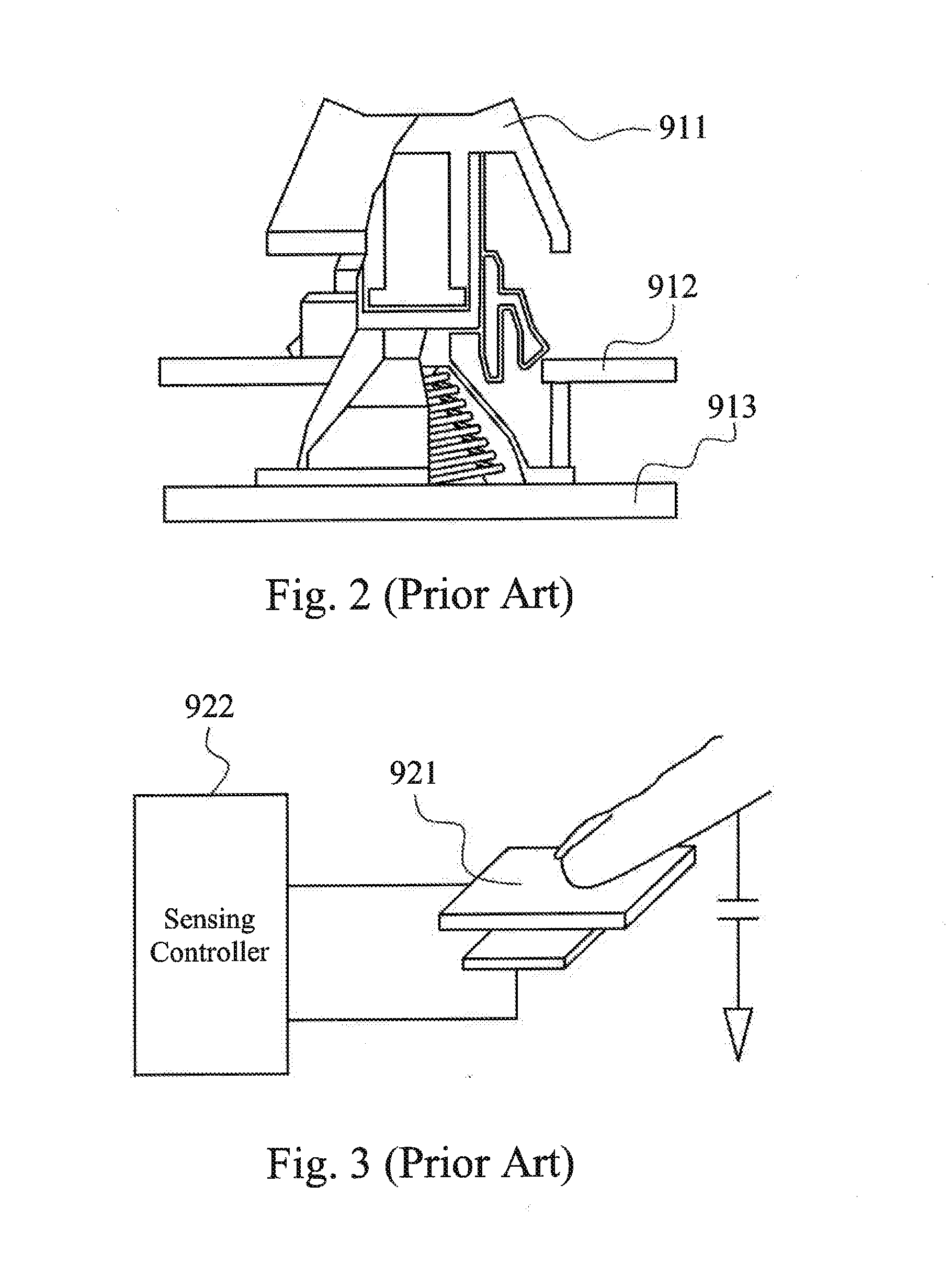 Capacitive touch keyboard