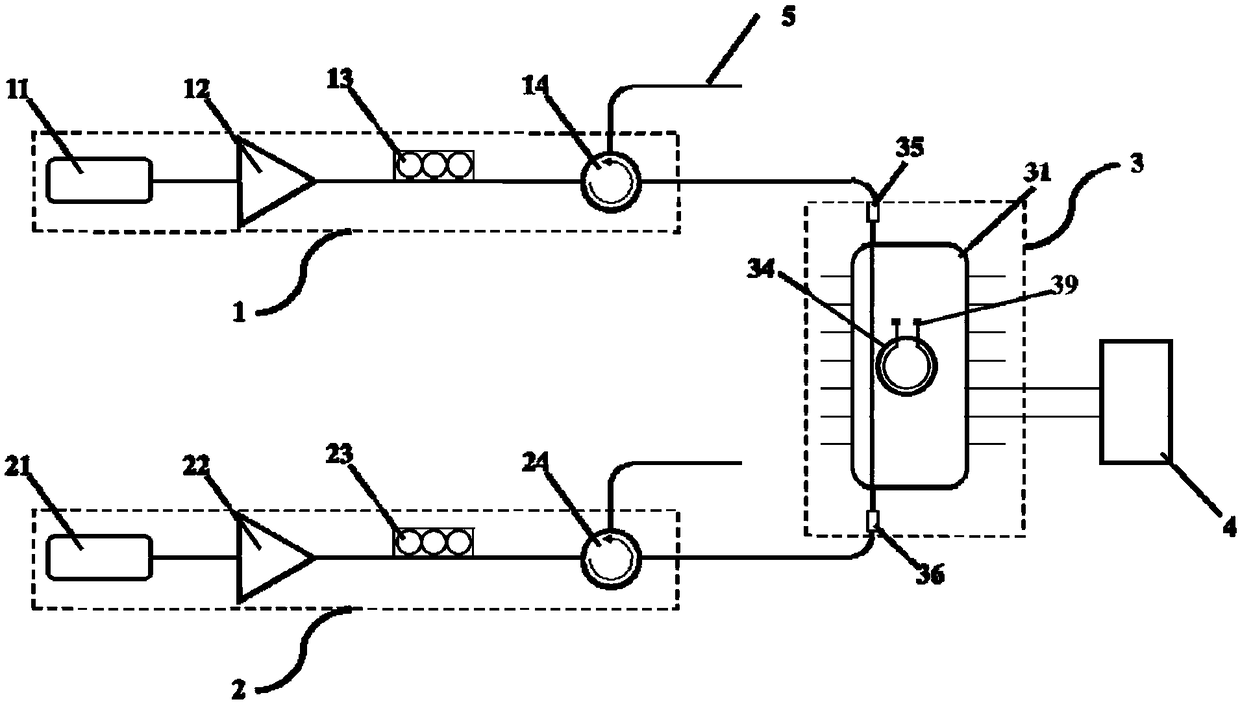 Deterministic optical soliton frequency comb generation system and method based on micro-cavity