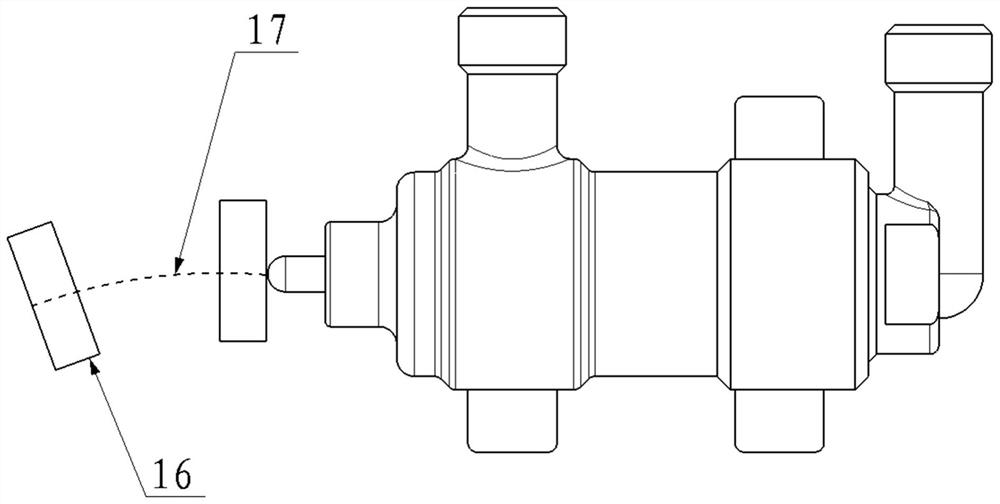 Control logic coordination valve of undercarriage cabin door uplock