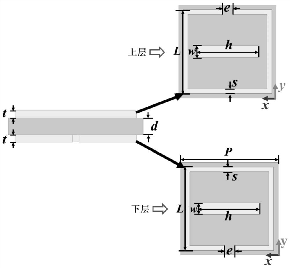 A Huygens metasurface element, transmission array antenna and element phase control method