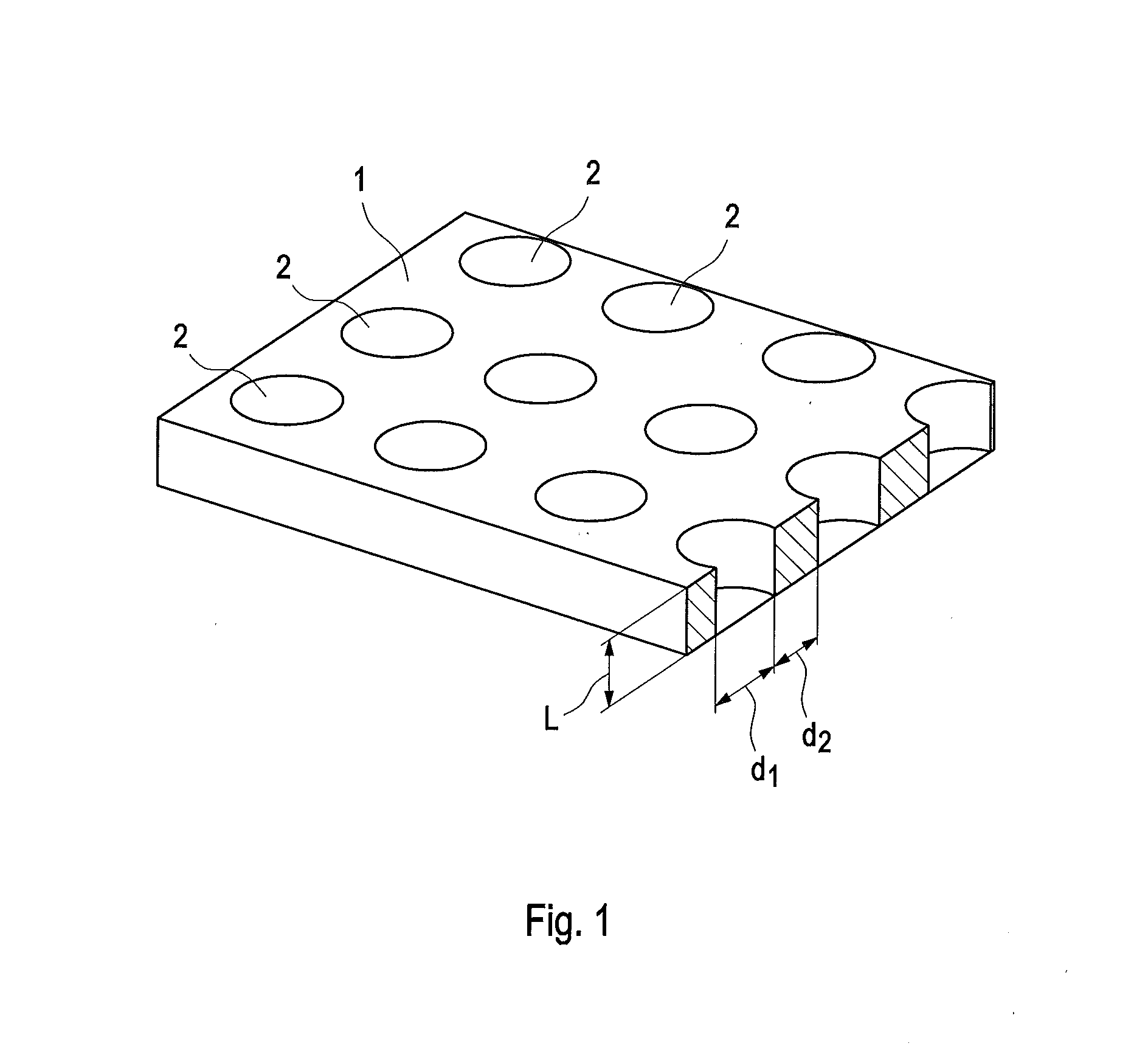 Catalyst layer with through-holes for fuel cells