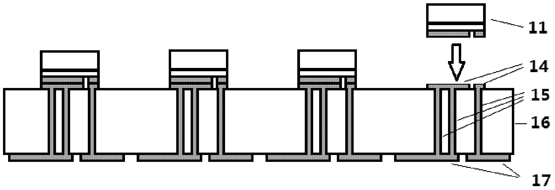 Chip transfer method for LED (light-emitting diode) wafer level package