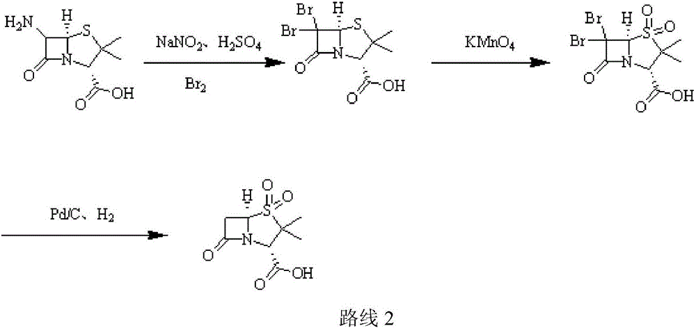 Sulbactam sodium preparation method