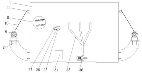 Textile fabric fluff removing device with fabric protection function