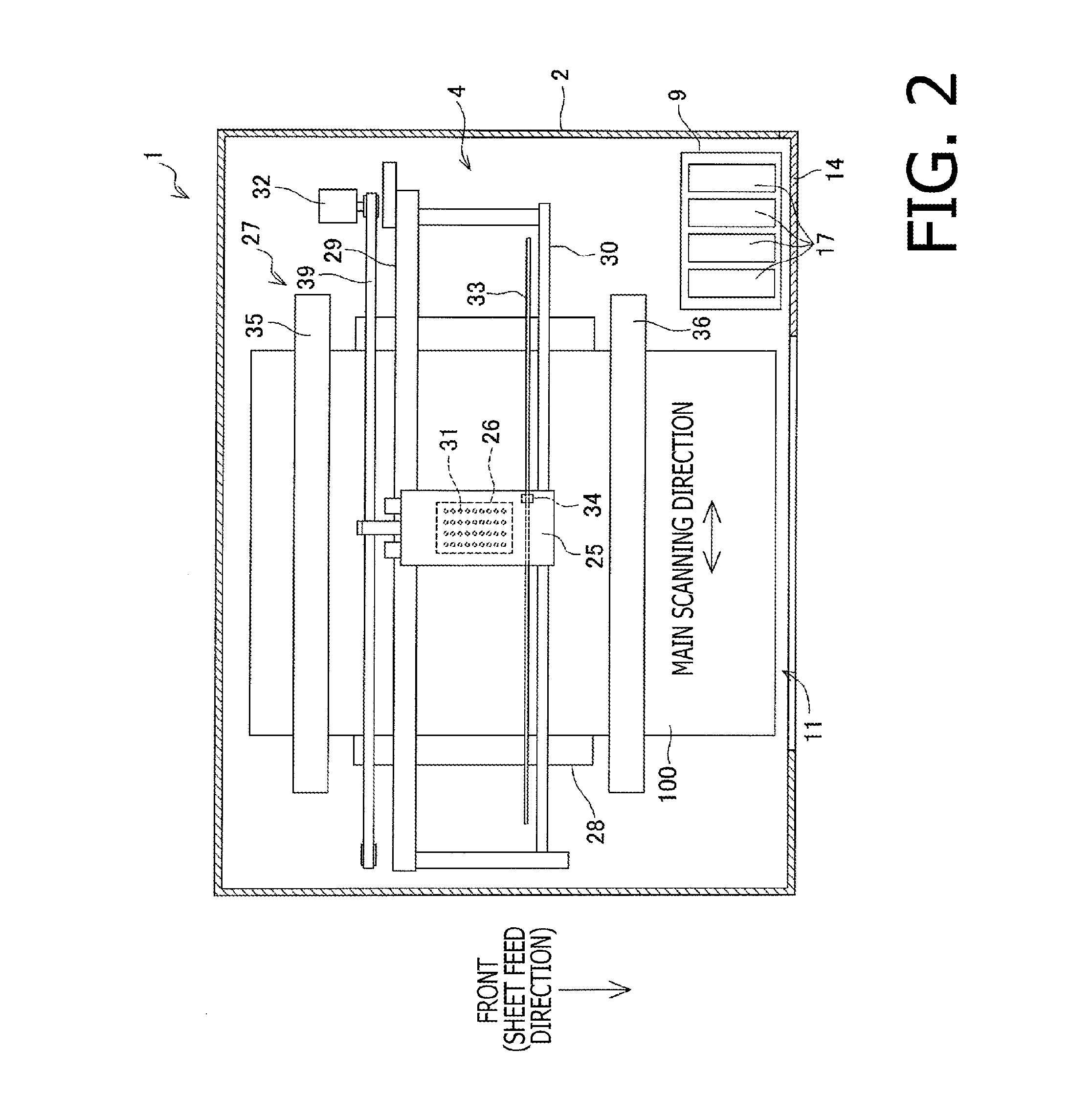 Method of forming ink ejection adjustment pattern, ink ejection adjustment method for inkjet head and inkjet printer