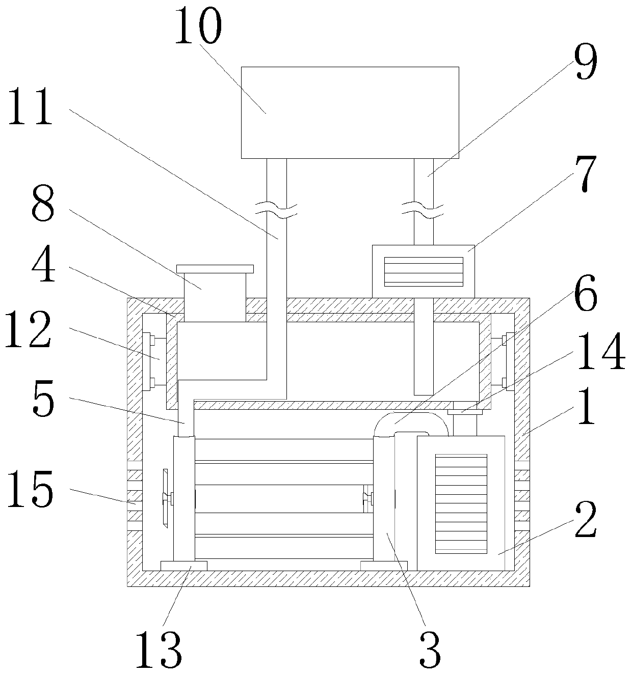 Circulating cold compress device for orthopedic nursing