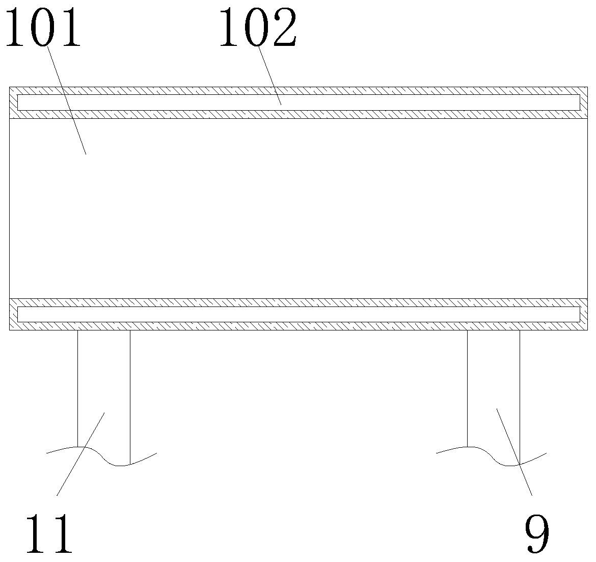 Circulating cold compress device for orthopedic nursing