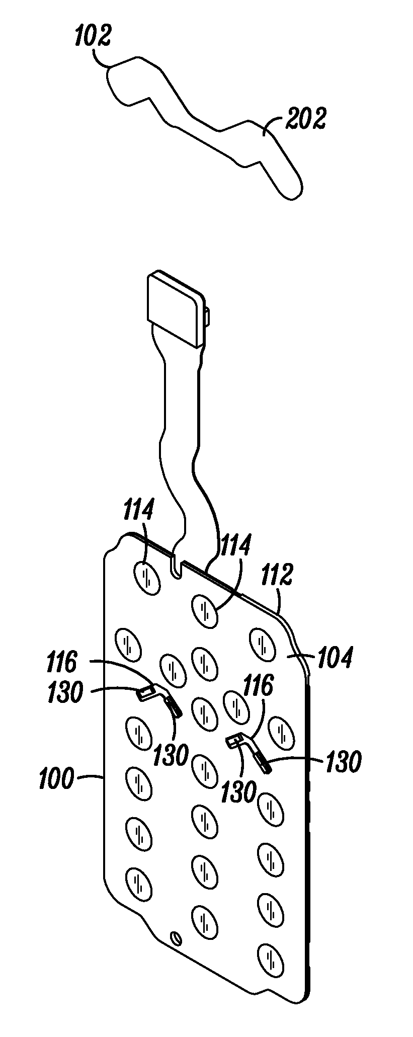 Keypad assembly for a communication device