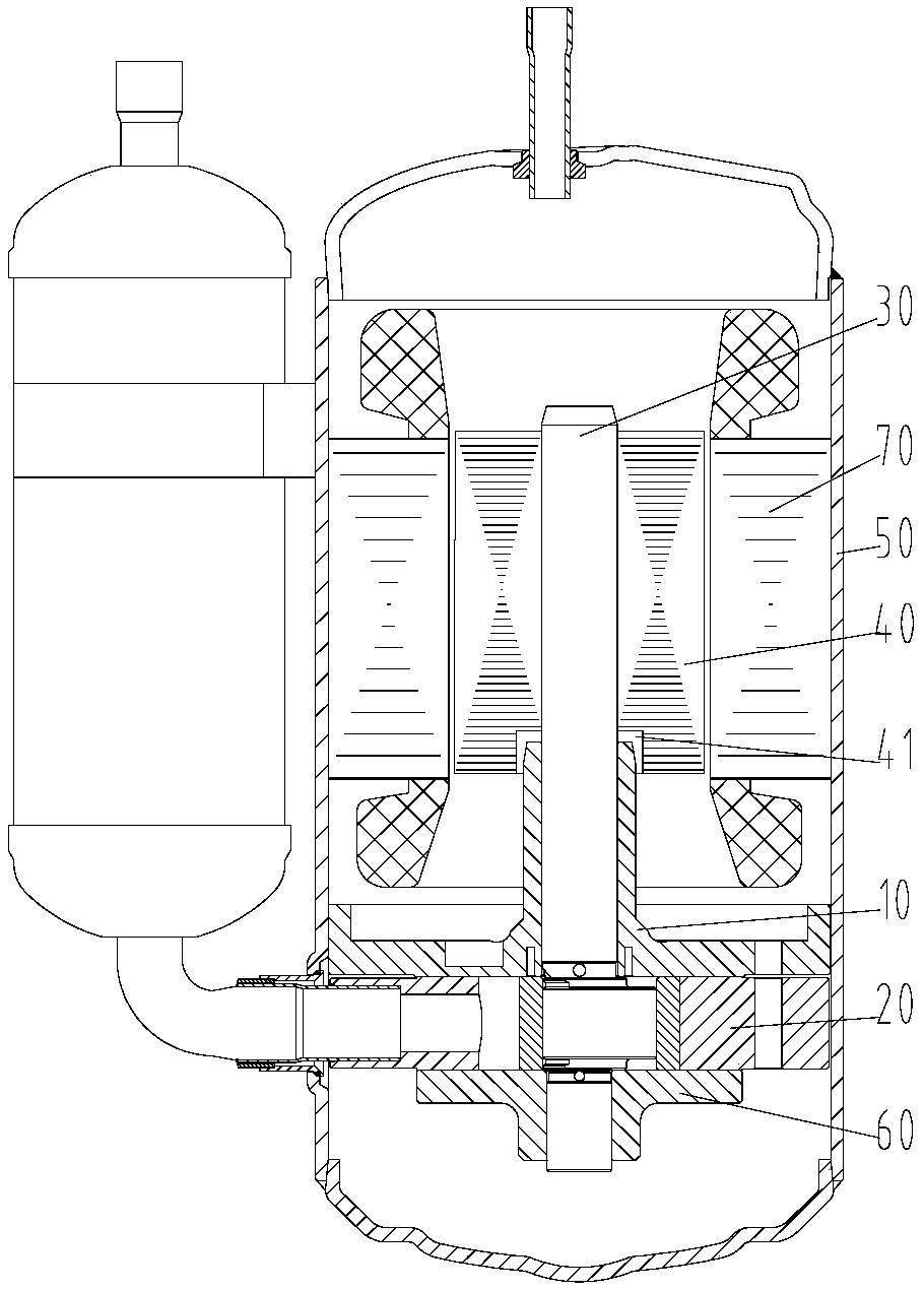 Pump body component, compressor and air conditioner