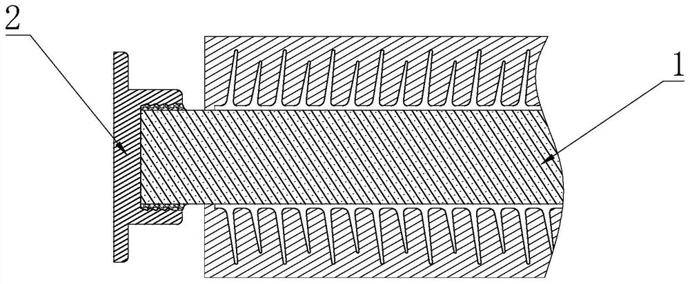 Preparation method of pillar porcelain core composite insulator