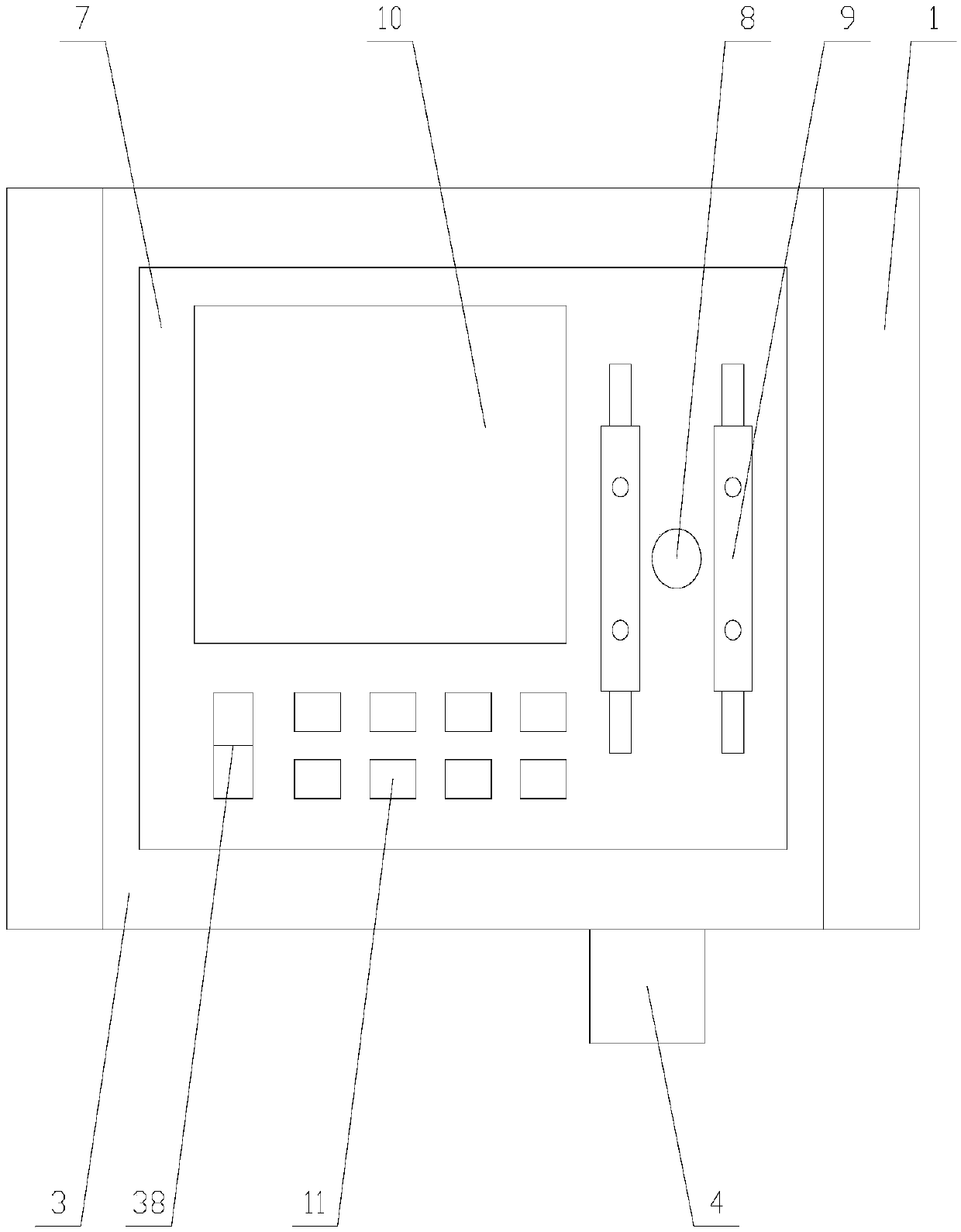 An intelligent medical ozone therapy instrument with good dust-proof effect based on the Internet of Things