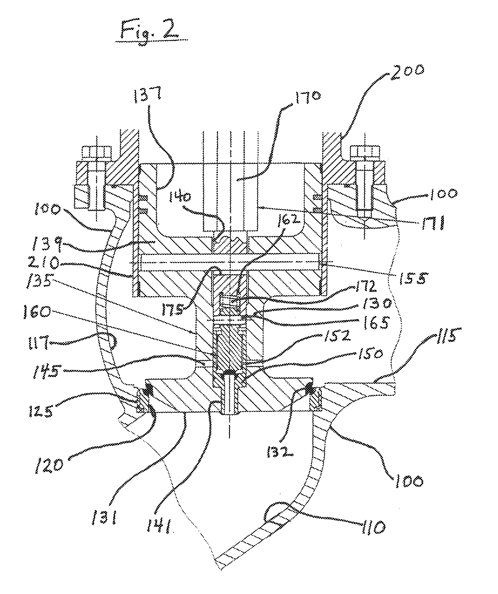 Valve assembly with magnetically coupled actuator