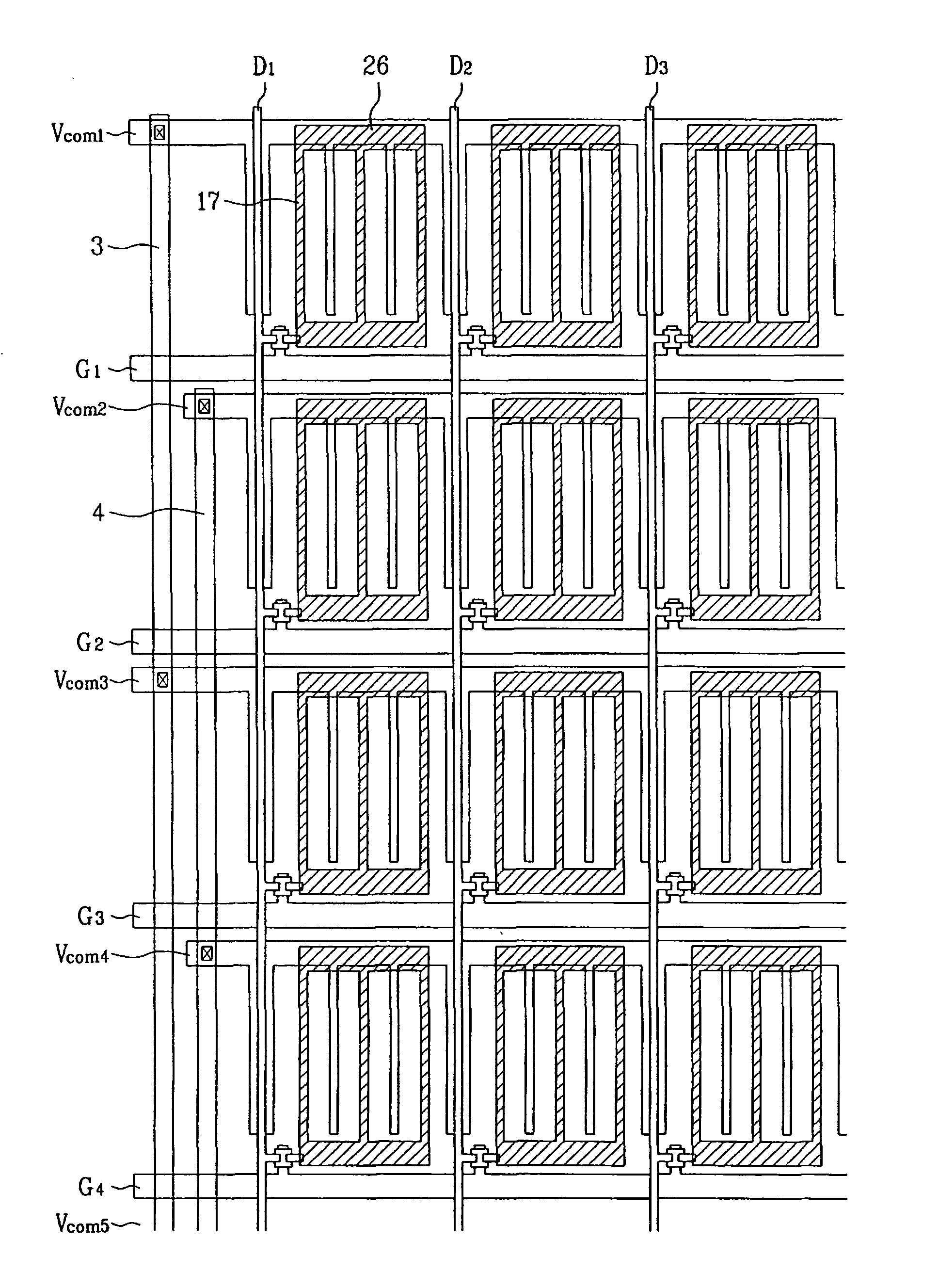 In-plane switching mode liquid crystal display device