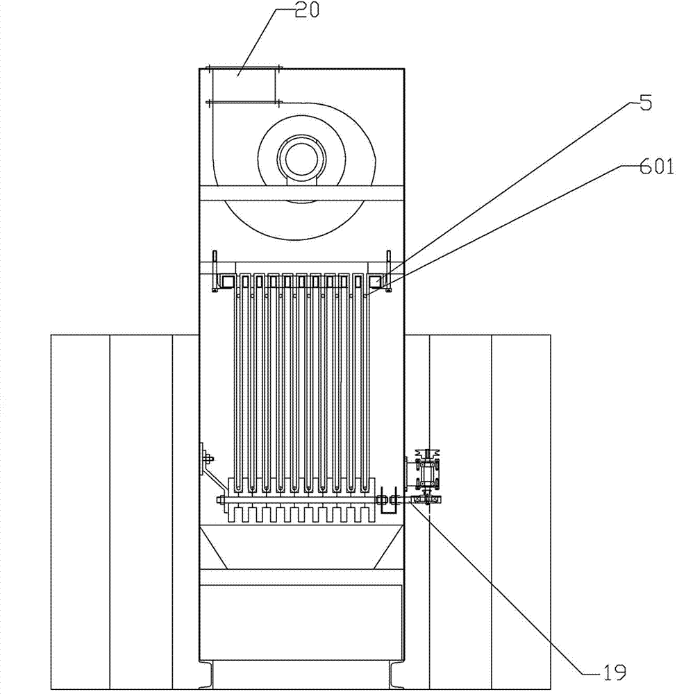 Workpiece grinding dust remover