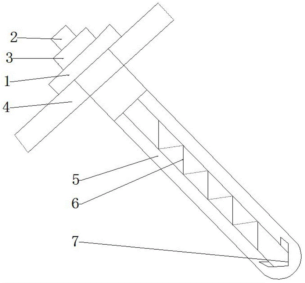 Quick presressed anchor rod structure and construction method