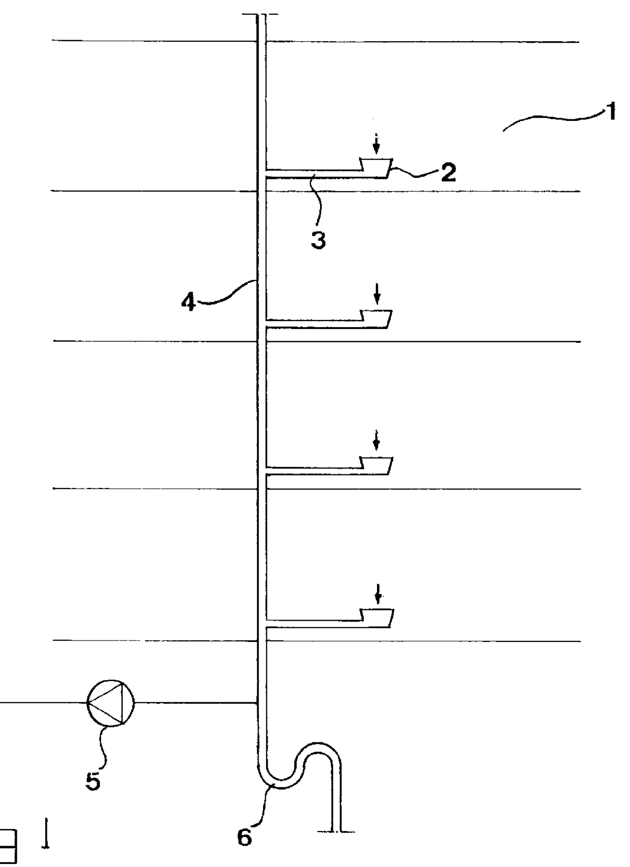 Draining gutter