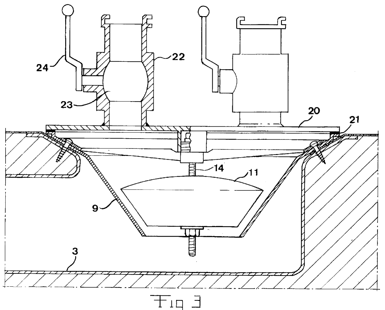 Draining gutter