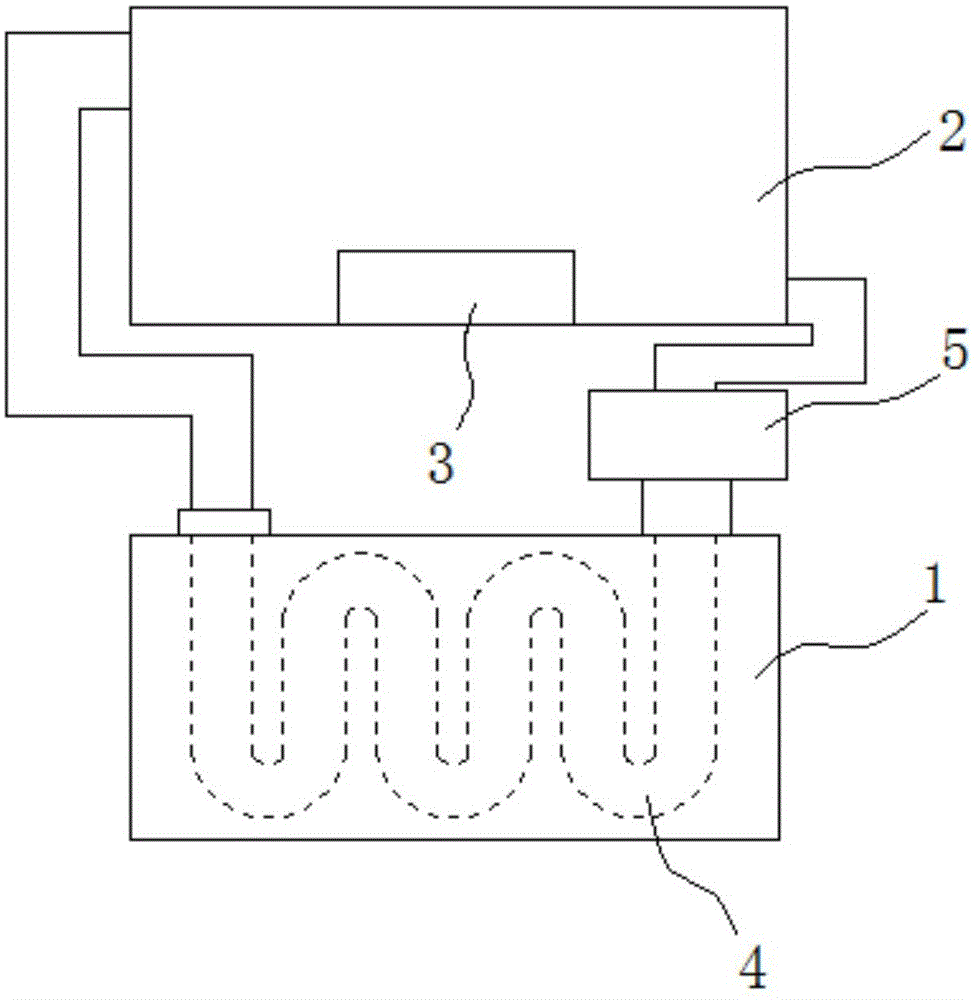 Lead and zinc smelting cooling device fast in heat dissipation