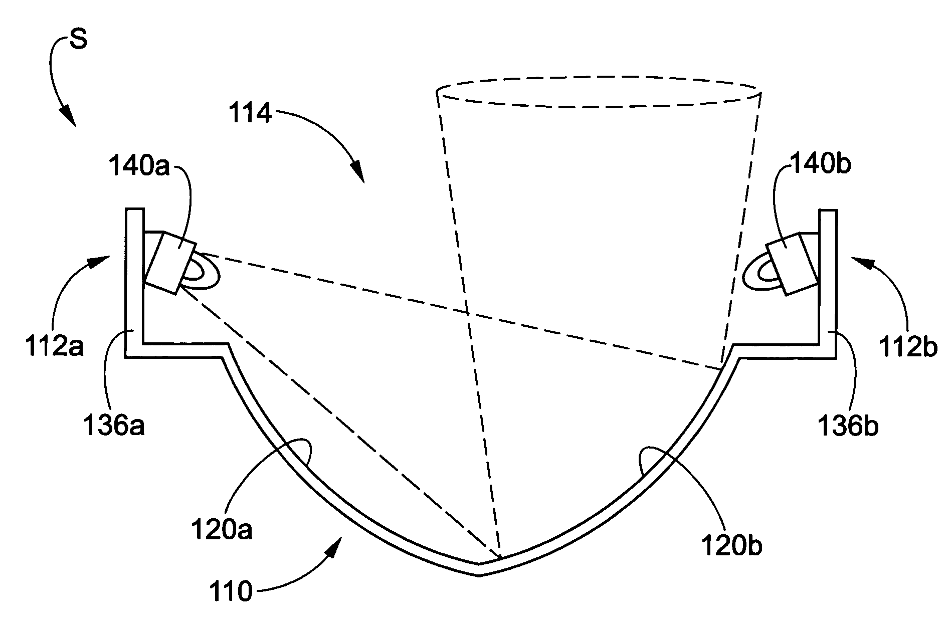 Off-axis parabolic reflector