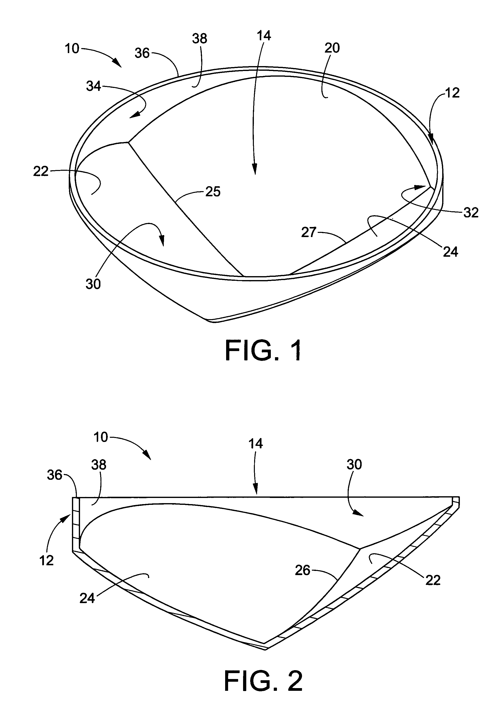 Off-axis parabolic reflector