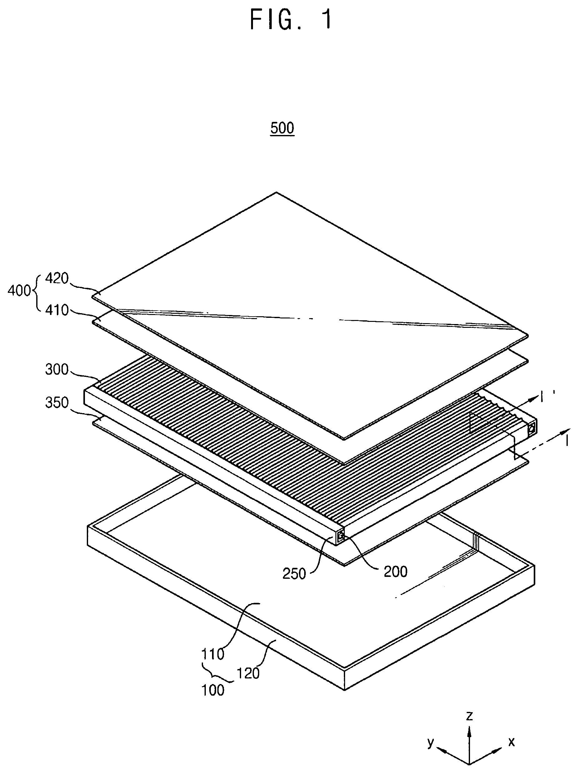 Light-guide plate, backlight assembly having the light-guide plate and display device having the backlight assembly