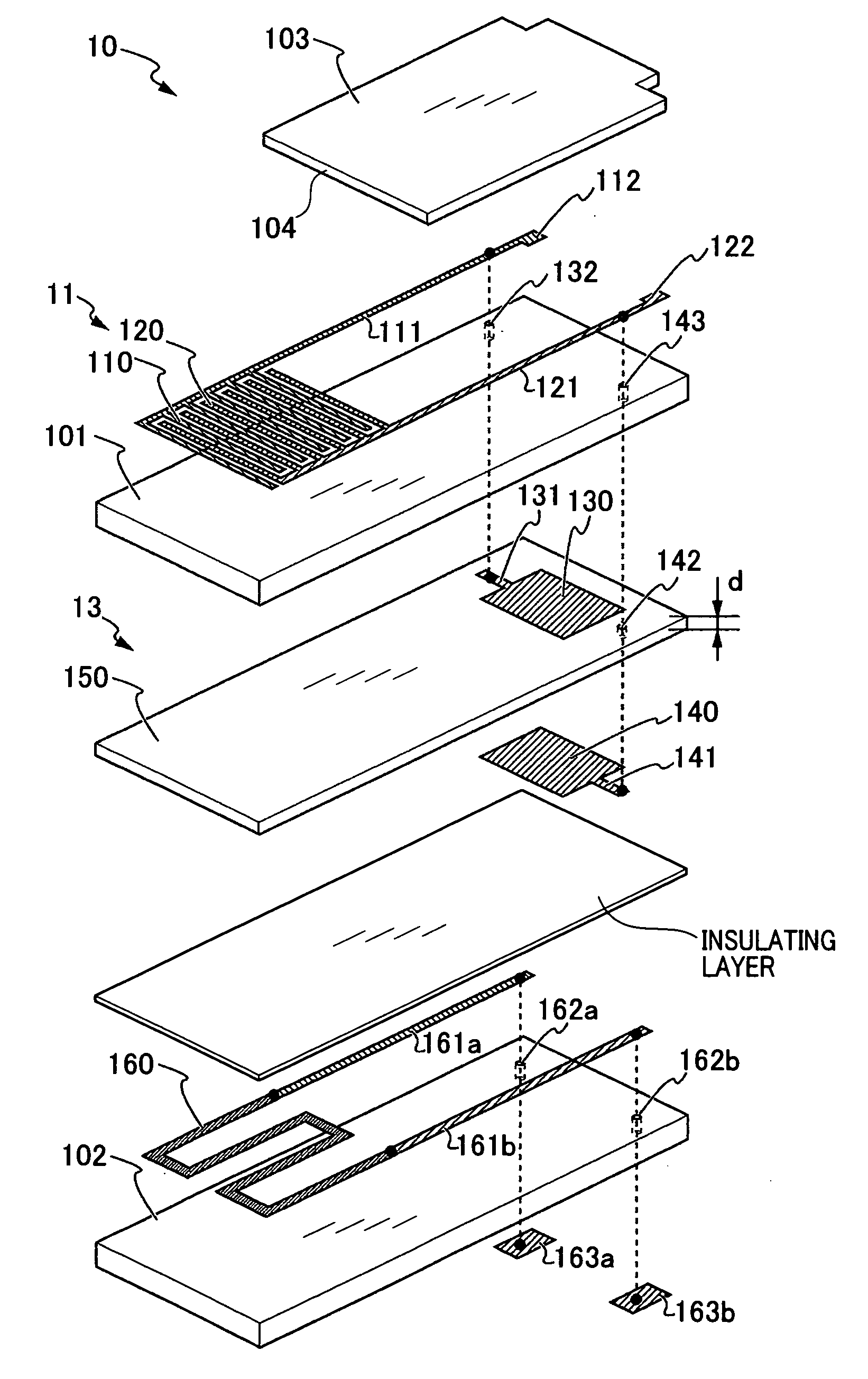 Method and device for detecting particulate matter contained in a gas to be measured