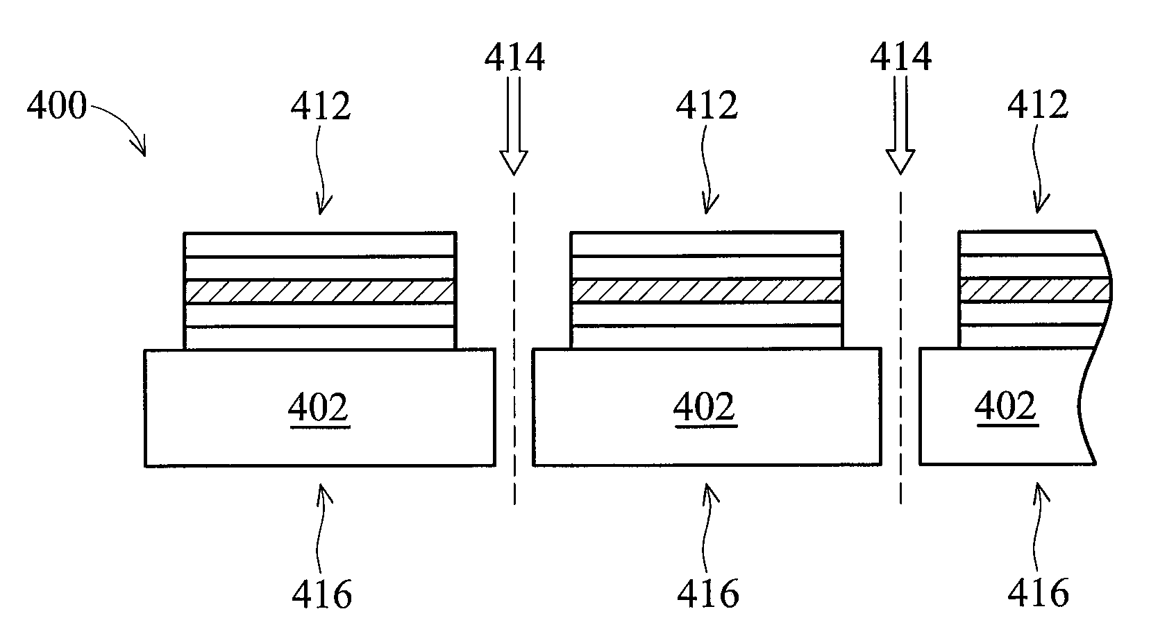 Stress-Alleviation Layer for LED Structures