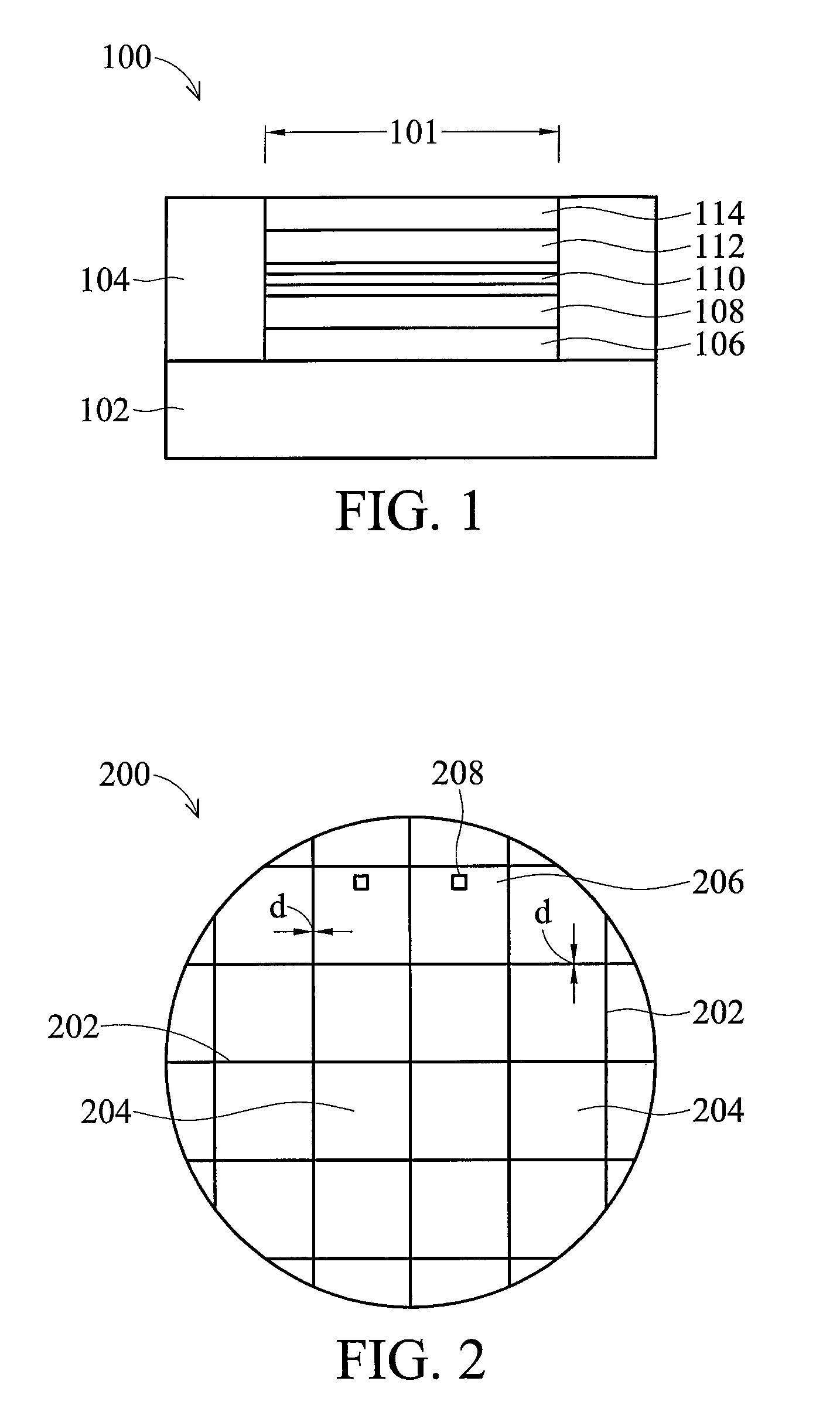 Stress-Alleviation Layer for LED Structures