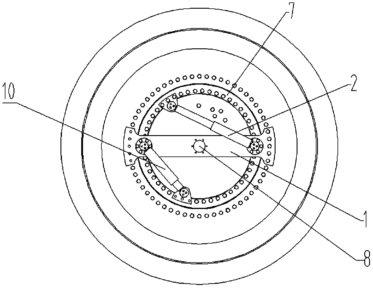 Wind generating set barring assembly and barring method