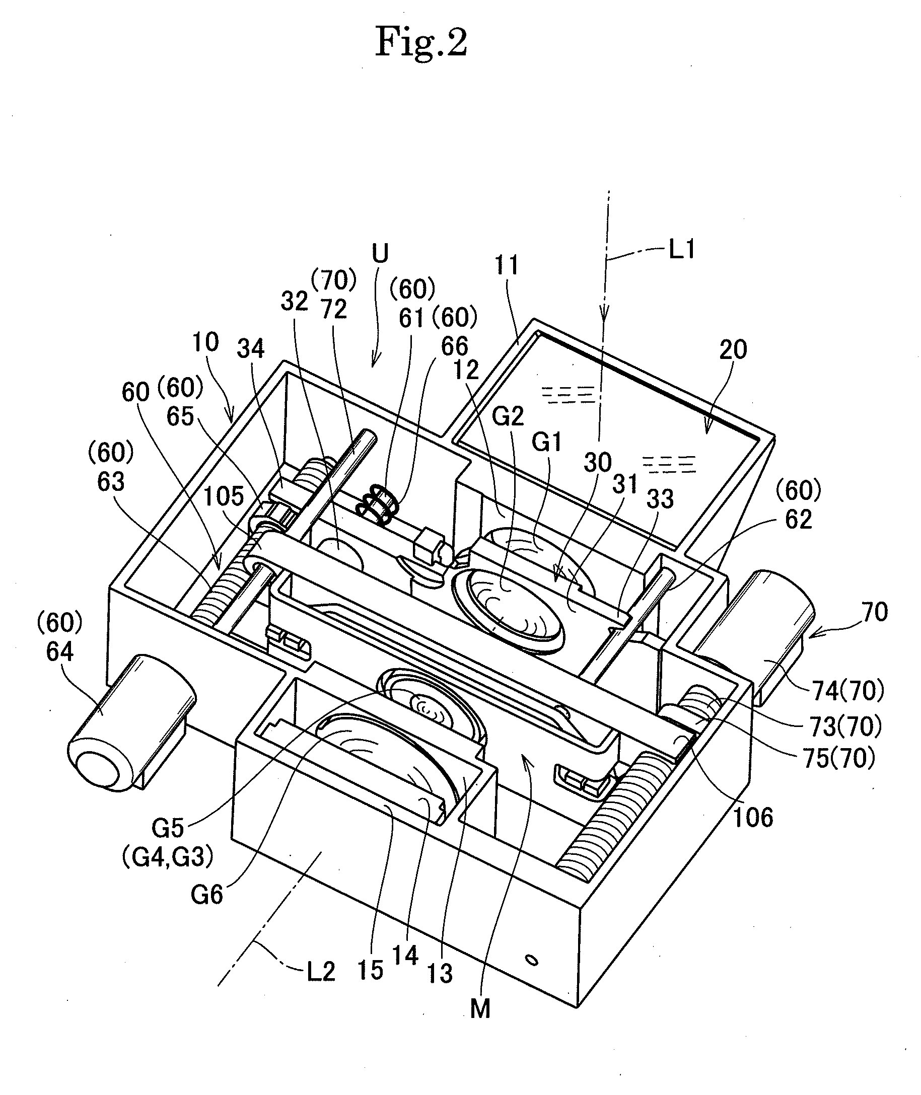 Image blur correction device, imaging lens unit, and camera unit