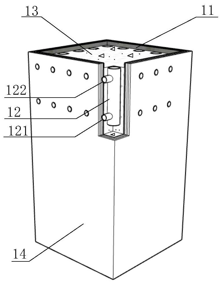 Assembled TRC-steel pipe composite confined concrete column and installation method thereof