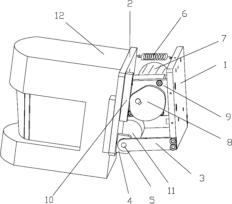 Swinging device with three-dimensional scanning laser radar