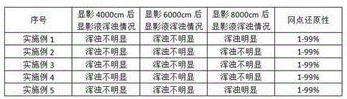 Novel preparation method for developing solution