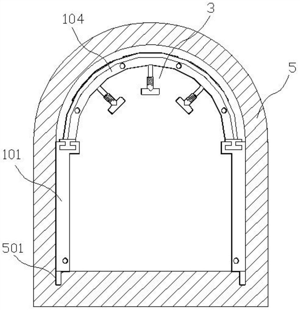 Supporting mechanism for underground weak engineering geological roadway and using method thereof