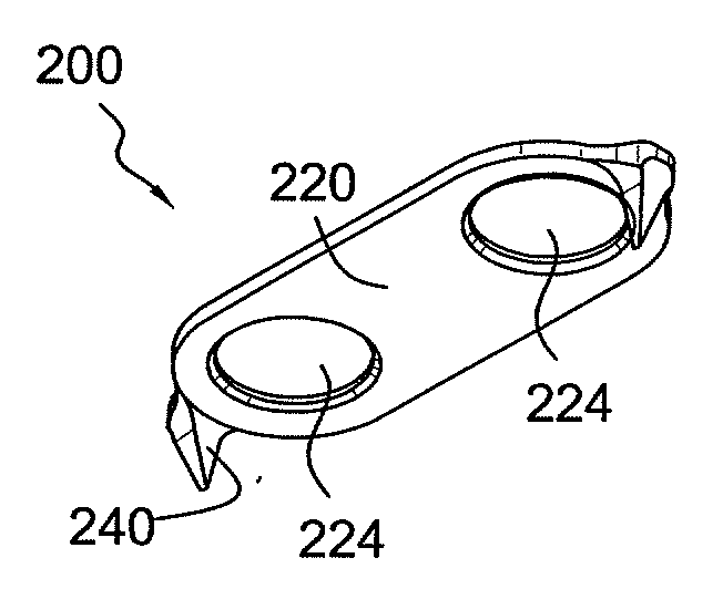 Wedged profile plate