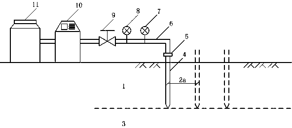 A seasonal frost heave foundation treatment method and treatment device