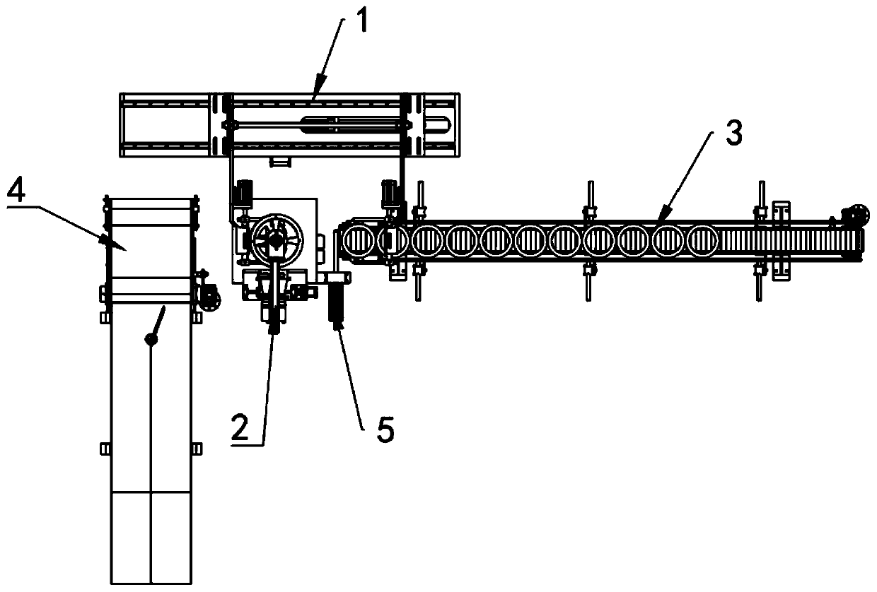 Metal circular workpiece detection device and using method thereof