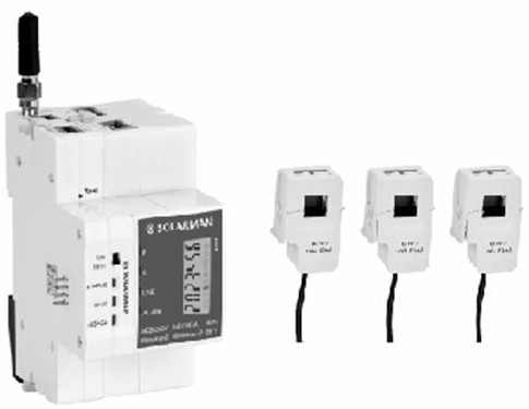 Wireless communication three-phase power utilization monitoring terminal