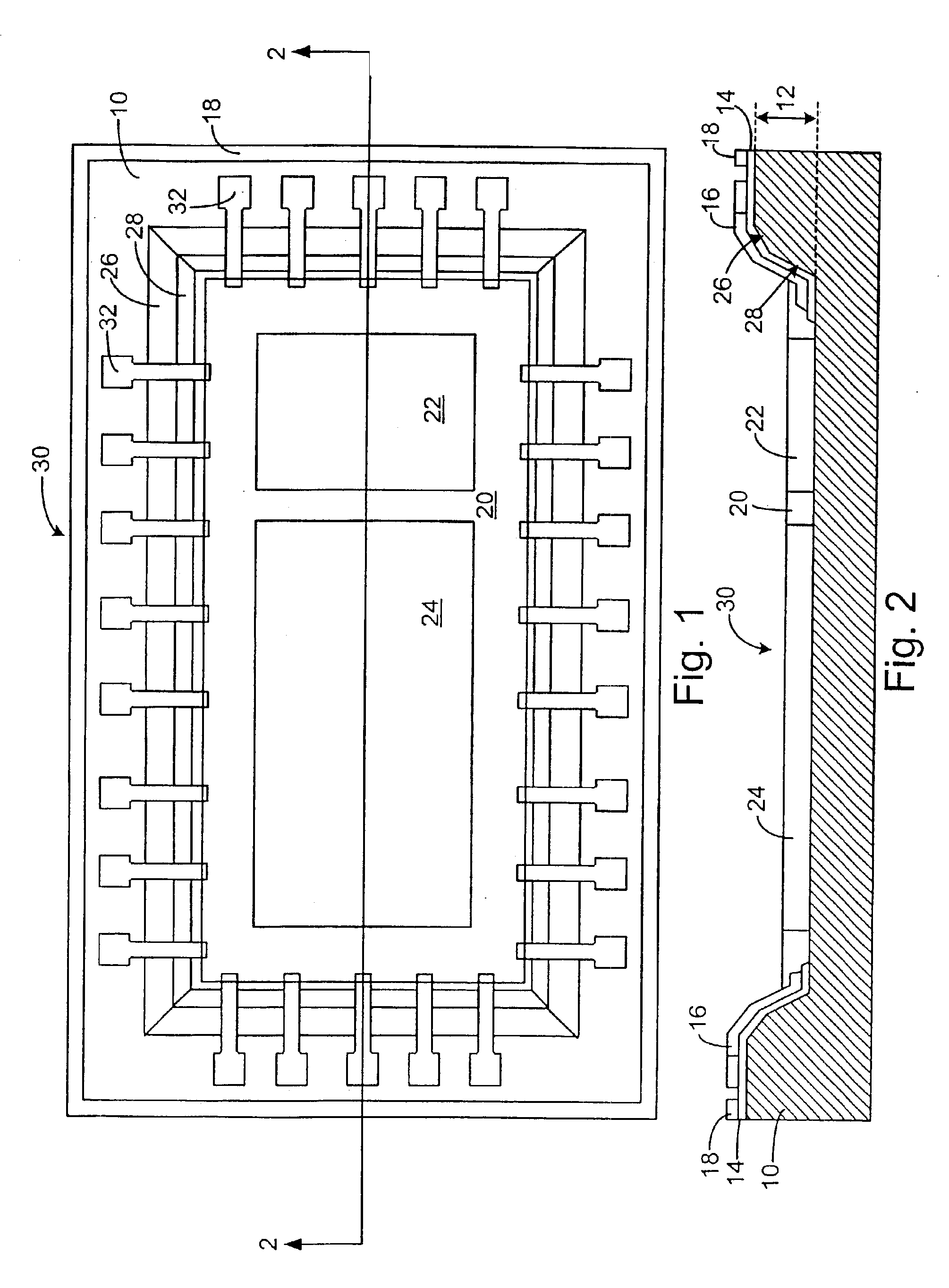 Multi-level integrated circuit for wide-gap substrate bonding