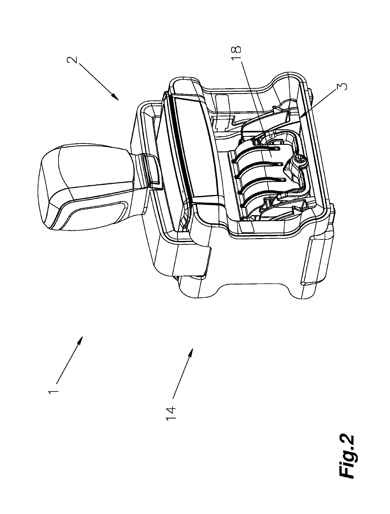 Drive unit, belt unit, bridge, driver and stamp therefor