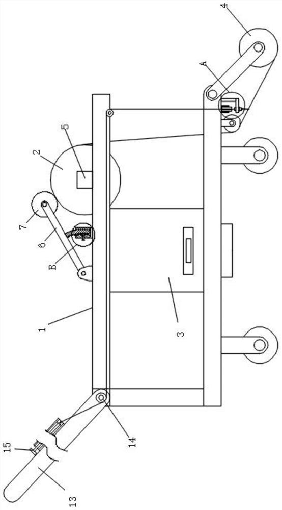 Watering, curing and film covering integrated device and using method