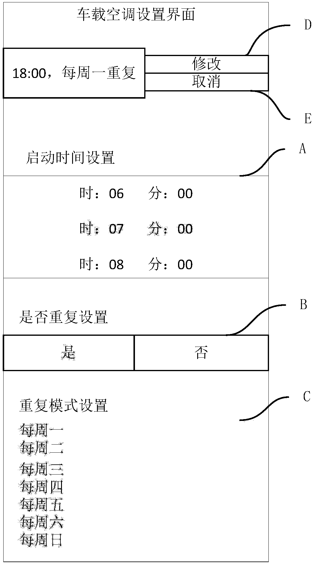 Vehicle-mounted air conditioner control method and system, vehicle-mounted terminal and mobile equipment client