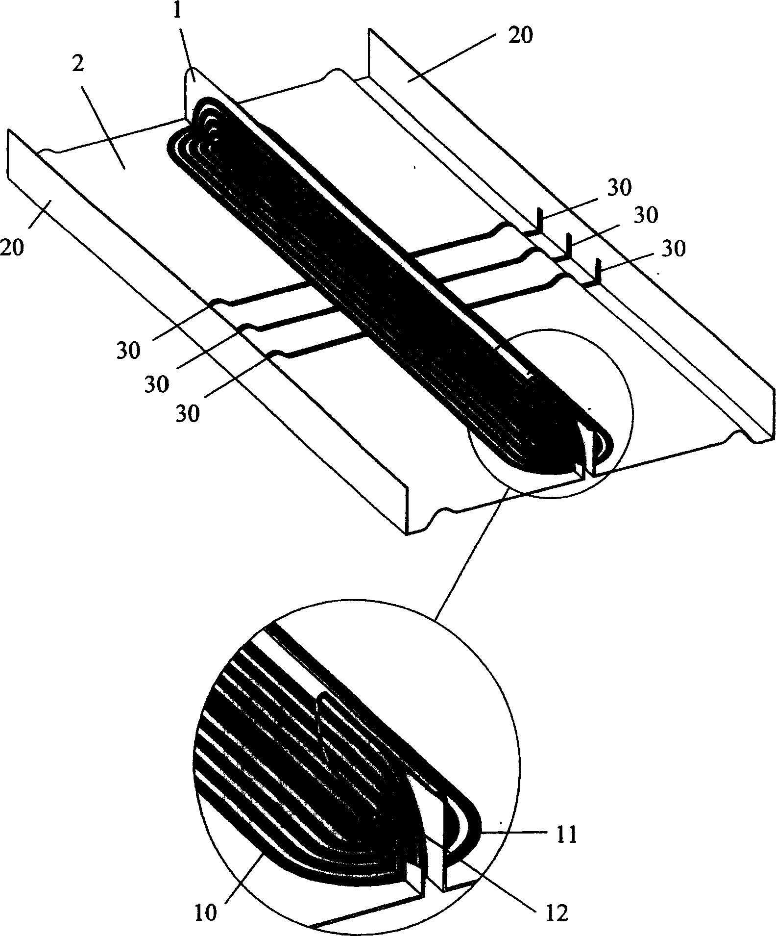 Flexible diaphragm with integrated coil