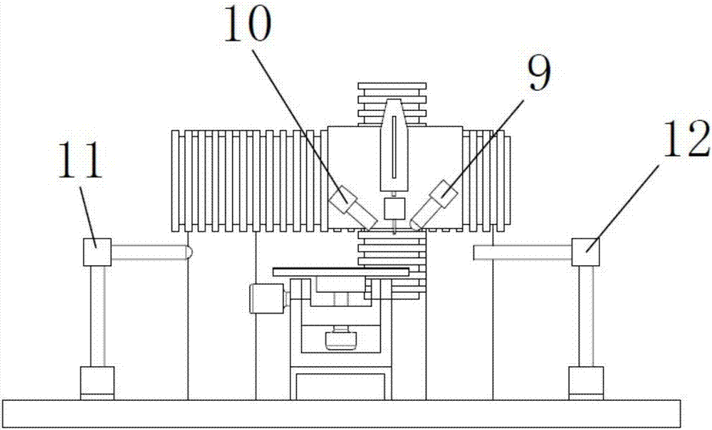 An electrohydrodynamic printing device for a curved substrate and a control method thereof