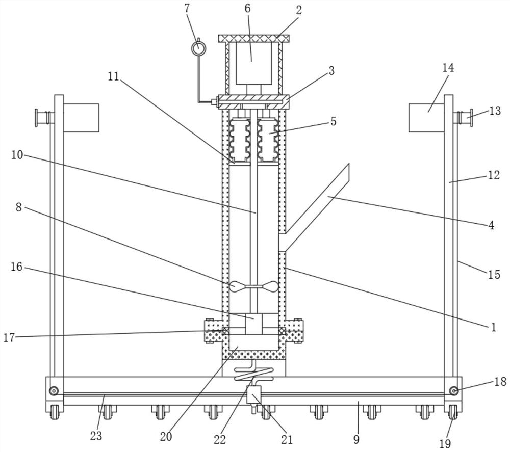 Underwater dirt suction device