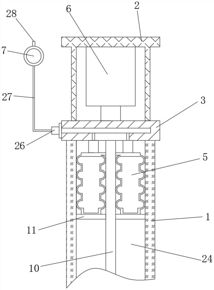 Underwater dirt suction device