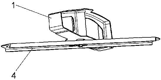 Rotatable and telescopic plane wing connection structure