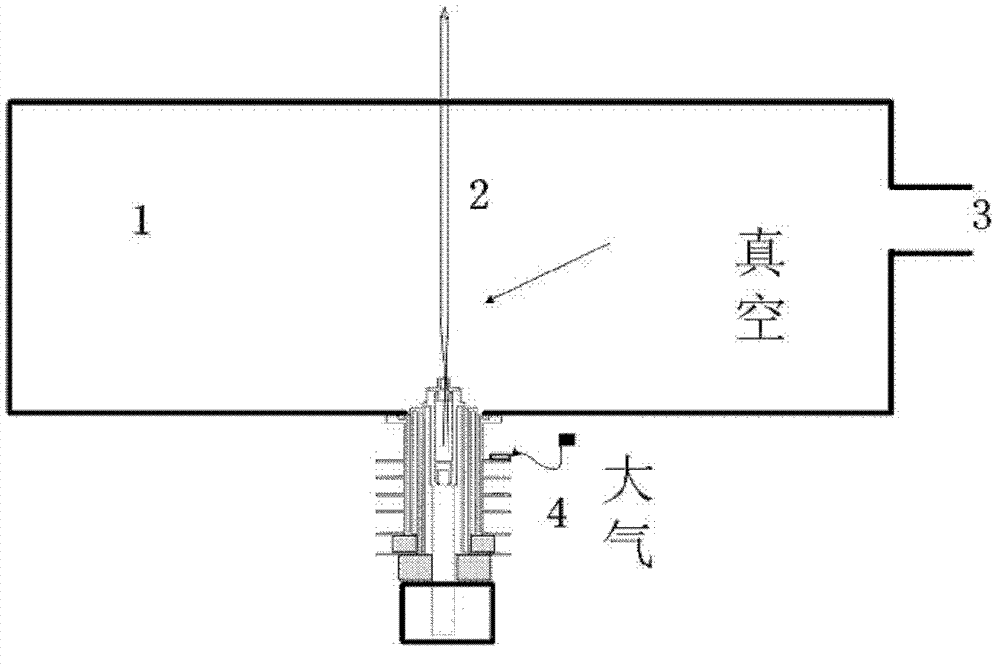 Vacuum liquid refrigeration sampling device