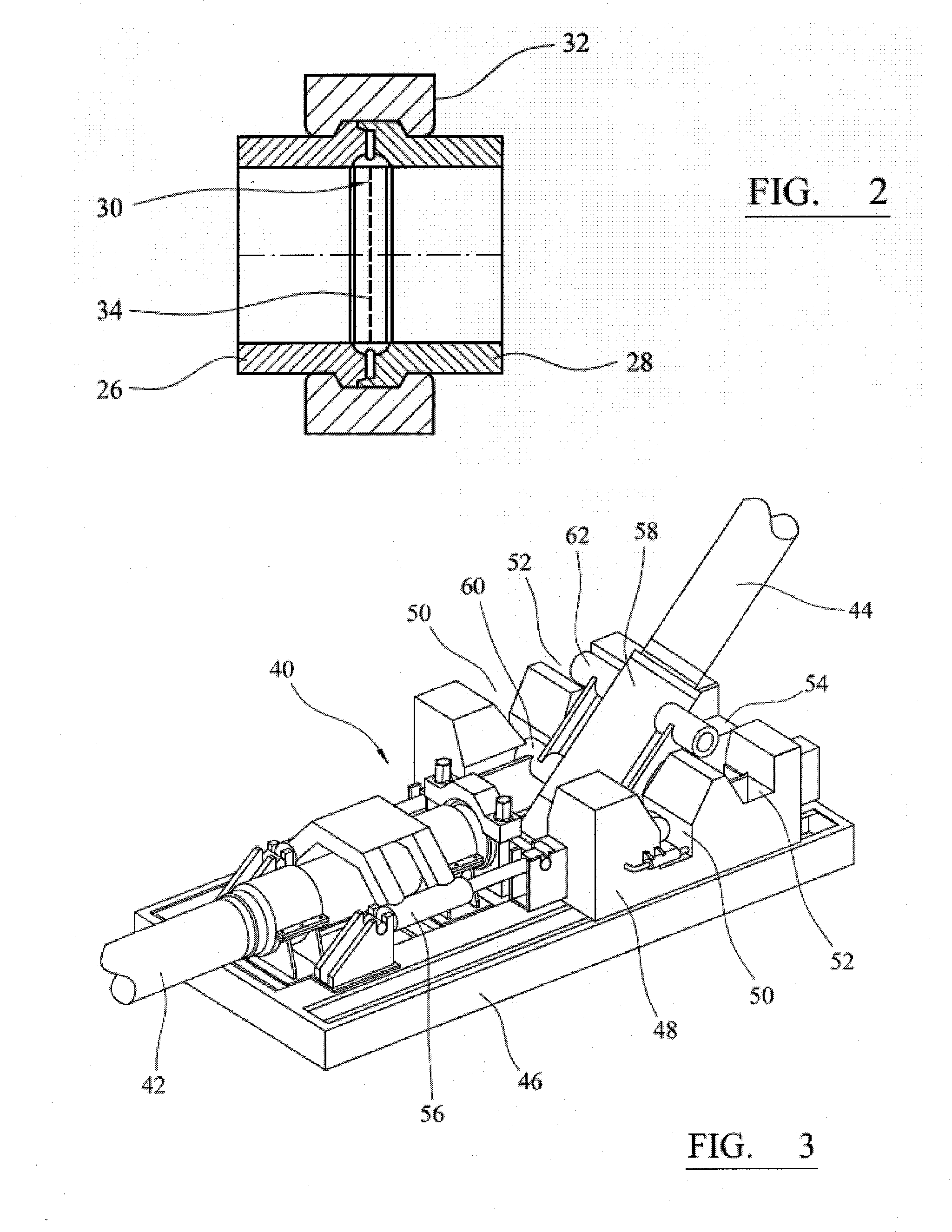 Apparatus and method for the connection of conduits